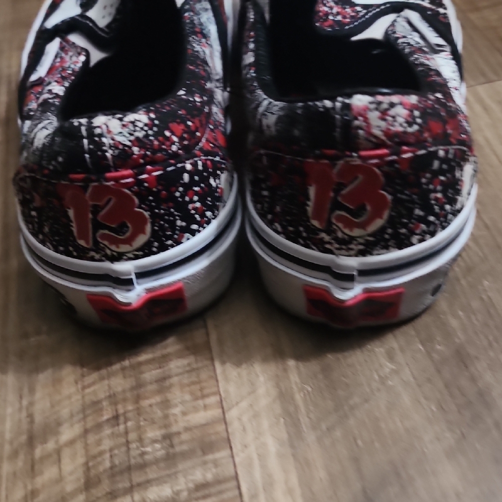 Vans Friday the 13th Jason Voorhees Horror Slip-On Sneakers Size 5.5 - Picture 6 of 11